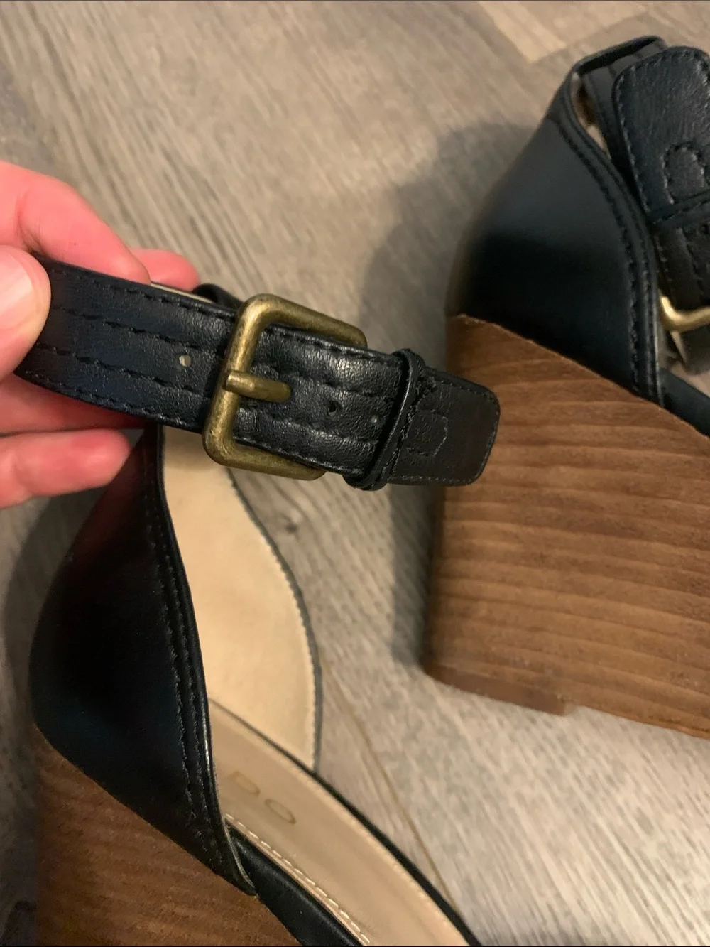 Aldo Ankle Strap Wedge Sandal